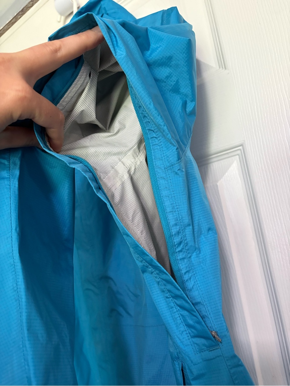 Patagonia Light Blue H2no Rain Jacket Womens Large - Picture 7 of 7